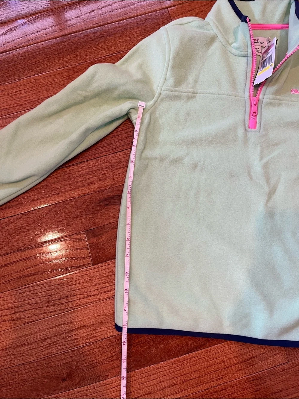 Vineyard Vines Bright Green Quarter Zip Fleece